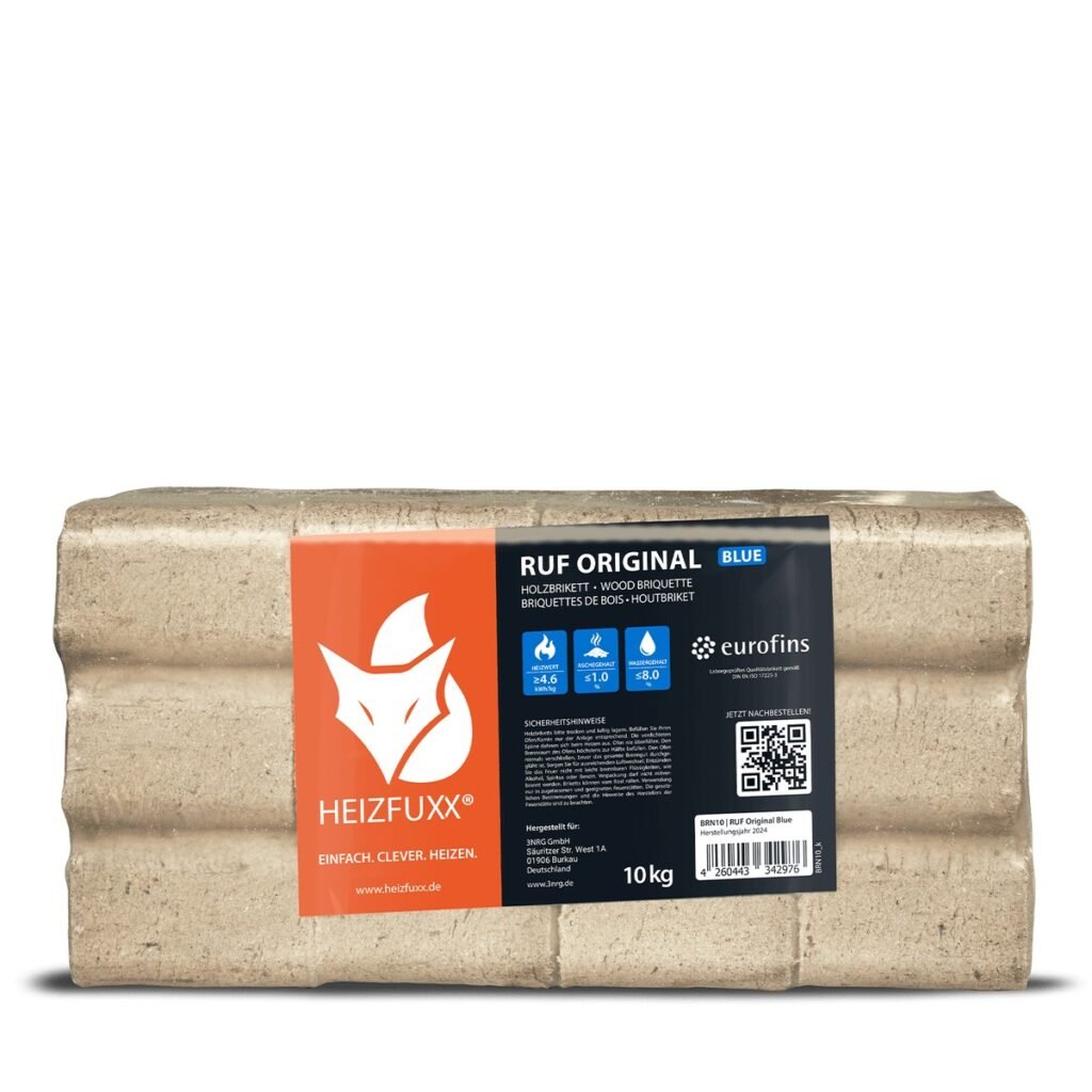 HEIZFUXX RUF Original BLUE Holzbriketts 960 kg – Bild 2